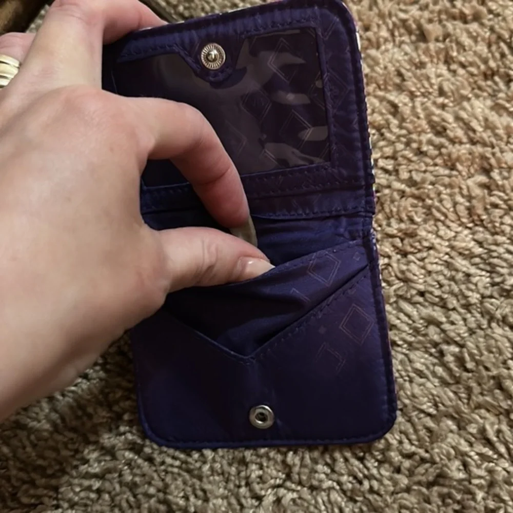Vera Bradley Escapade key chain Wristlet in Batik Leaves